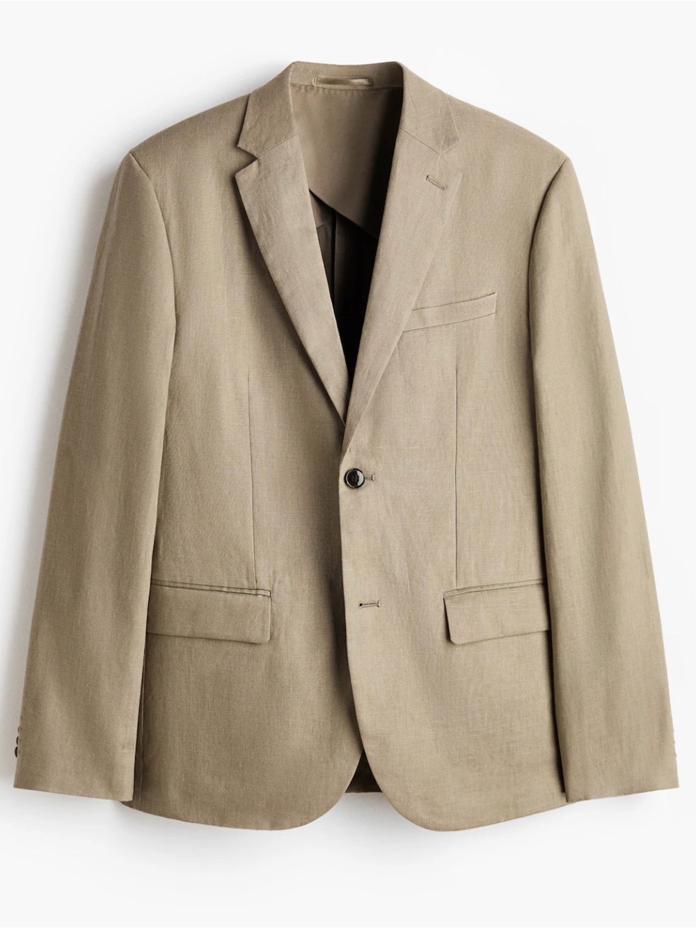 H&M Light Brown Men's Lightweight Blazer Jacket